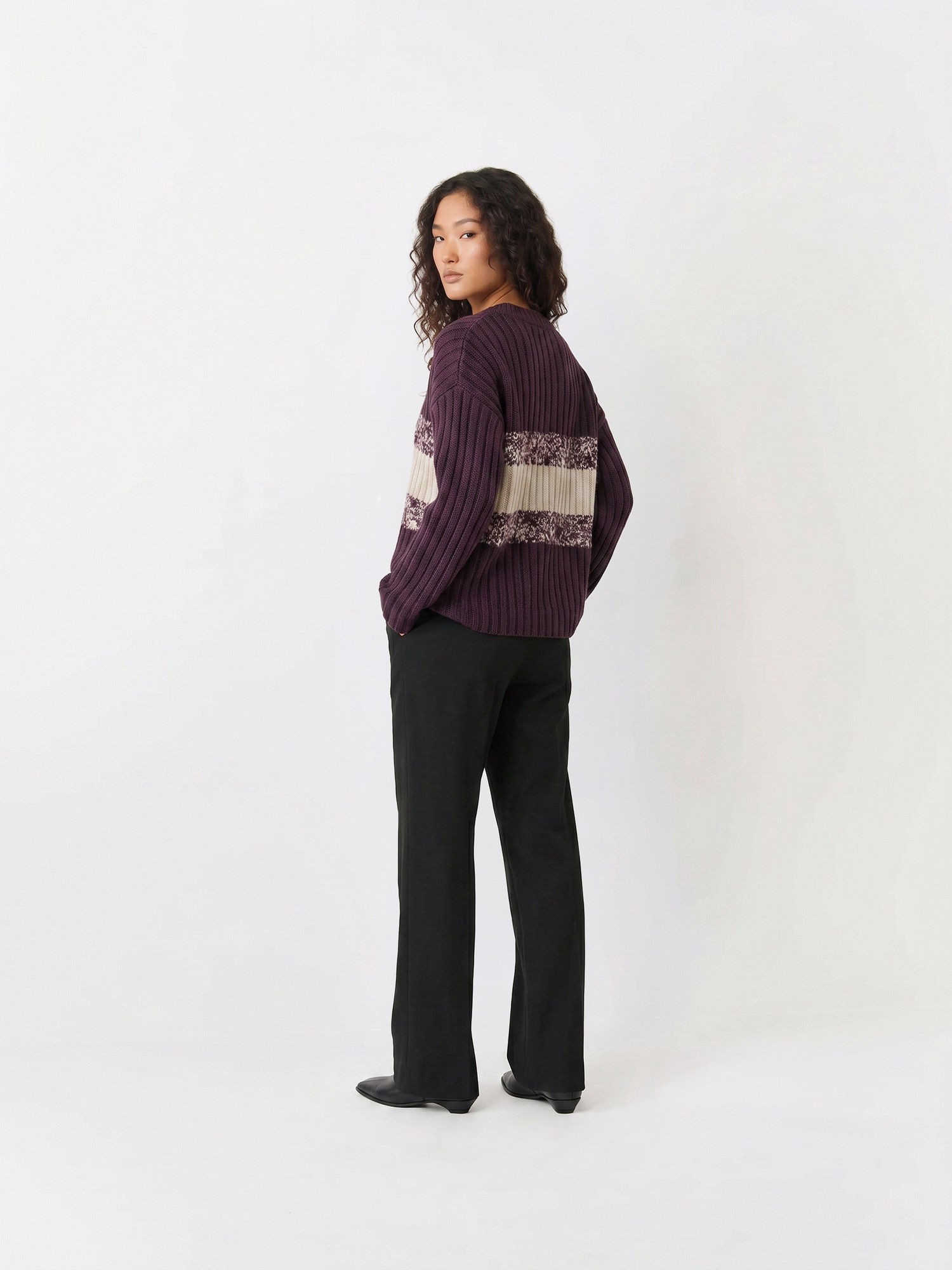 Commercial, knit, back